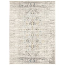SAFAVIEH Monaco Elsdon Abstract Area Rug, Grey/Multi, 9' x 12'