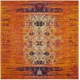 thumbnail image 1 of SAFAVIEH Monaco Elsdon Abstract Area Rug, Orange/Multi, 6'7" x 6'7" Square, 1 of 6