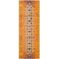 thumbnail image 1 of SAFAVIEH Monaco Elsdon Abstract Runner Rug, Orange/Multi, 2'2" x 6', 1 of 6