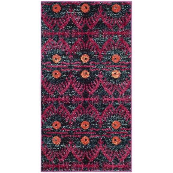 SAFAVIEH Monaco Flannery Geometric Area Rug, Pink/Multi, 2'2" x 4'