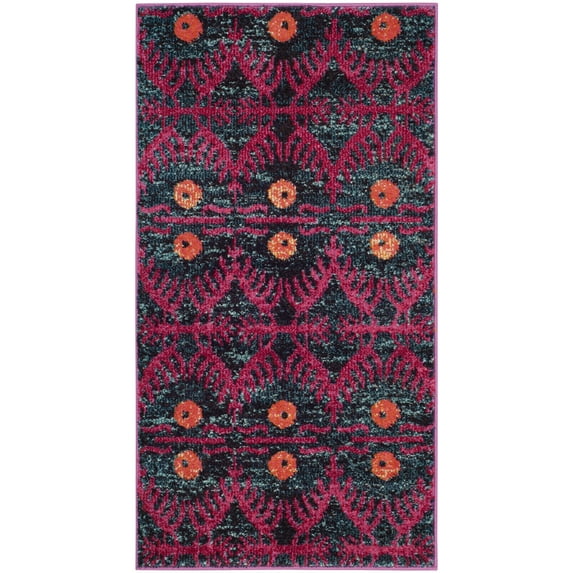 SAFAVIEH Monaco Flannery Geometric Area Rug, Pink/Multi, 2'2" x 4'