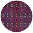 thumbnail image 1 of SAFAVIEH Monaco Flannery Geometric Area Rug, Pink/Multi, 6'7" x 6'7" Round, 1 of 6