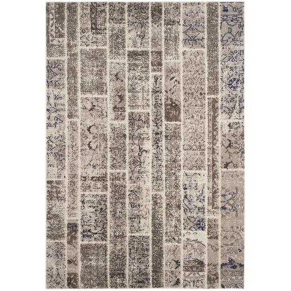 SAFAVIEH Monaco Gerard Geometric Area Rug, Beige/Multi, 4' x 5'7"