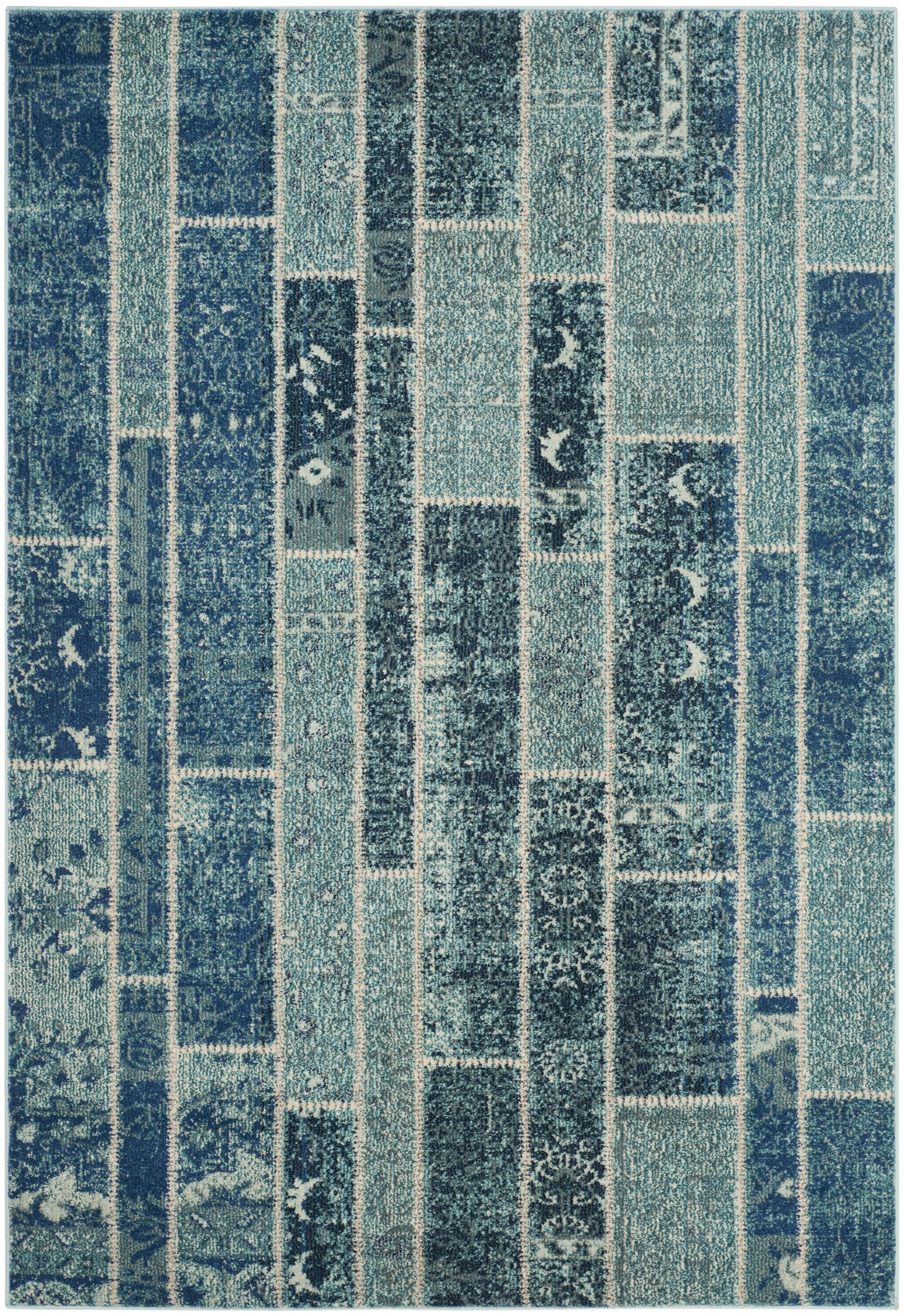 Safavieh Randall Easy Care Stain-Resistant Geometric Blue Rug