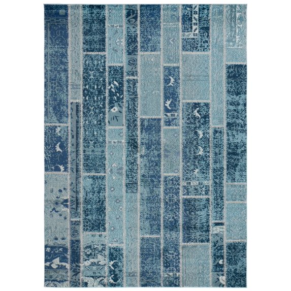 SAFAVIEH Monaco Gerard Geometric Area Rug, Blue/Multi, 9' x 12'