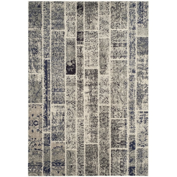 SAFAVIEH Monaco Gerard Geometric Area Rug, Grey/Multi, 3' x 5'