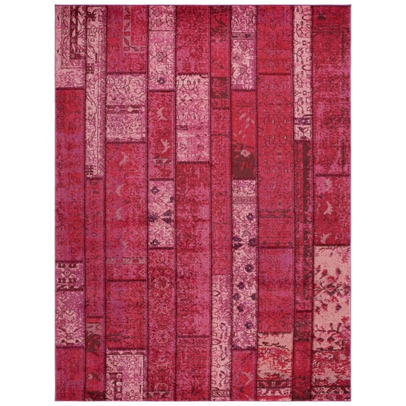 SAFAVIEH Monaco Gerard Geometric Area Rug, Pink/Multi, 9' x 12'