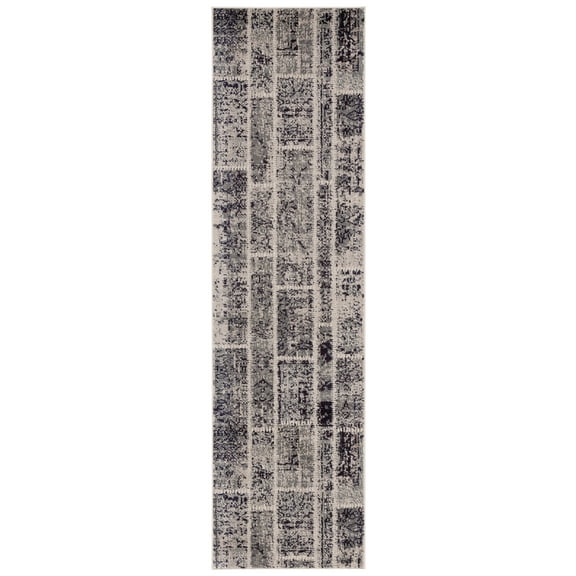 SAFAVIEH Monaco Gerard Geometric Runner Rug, Grey/Multi, 2'2" x 8'