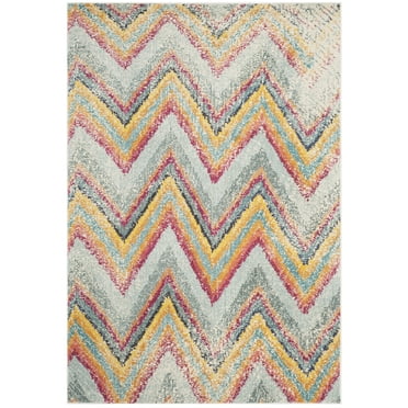 SAFAVIEH Monaco Jalen Chevron Area Rug, Multi, 3' x 5'