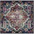 thumbnail image 1 of SAFAVIEH Monaco Keiran Oriental Area Rug, Blue/Fuchsia, 3' x 3' Square, 1 of 8