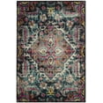 thumbnail image 1 of SAFAVIEH Monaco Keiran Transitional Area Rug, Blue/Fuchsia, 6'7" x 9'2", 1 of 5