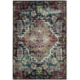 thumbnail image 1 of SAFAVIEH Monaco Keiran Transitional Runner Rug, Blue/Fuchsia, 2'2" x 8', 1 of 3