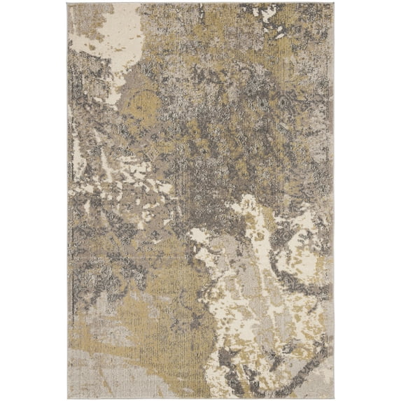 SAFAVIEH Monaco Phoebe Abstract Area Rug, Ivory/Grey, 5'1" x 7'7"