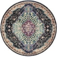 thumbnail image 1 of SAFAVIEH Monaco Qendro Transitional Area Rug, Black/Blue, 6'7" x 6'7" Round, 1 of 6
