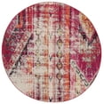 thumbnail image 1 of SAFAVIEH Monaco Risto Abstract Area Rug, Magenta/Multi, 6'7" x 6'7" Round, 1 of 6