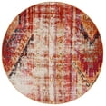 thumbnail image 1 of SAFAVIEH Monaco Risto Abstract Area Rug, Orange/Multi, 5' x 5' Round, 1 of 6