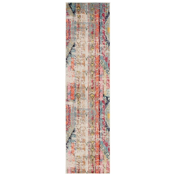 SAFAVIEH Monaco Risto Abstract Runner Rug, Multi, 2'2" x 22'