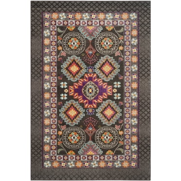 SAFAVIEH Monaco Rosalynne Southwestern Area Rug, Brown/Multi, 3' x 5'