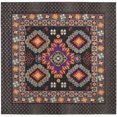thumbnail image 1 of SAFAVIEH Monaco Rosalynne Bordered Area Rug, Brown/Multi, 6'7" x 6'7" Square, 1 of 11