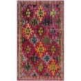 thumbnail image 1 of SAFAVIEH Monaco Sally Geometric Area Rug, Fuchsia/Multi, 3' x 5', 1 of 5