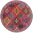 thumbnail image 1 of SAFAVIEH Monaco Sally Geometric Area Rug, Fuchsia/Multi, 6'7" x 6'7" Round, 1 of 5