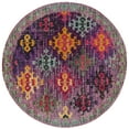 thumbnail image 1 of SAFAVIEH Monaco Sally Geometric Area Rug, Purple/Multi, 6'7" x 6'7" Round, 1 of 5