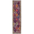 thumbnail image 1 of SAFAVIEH Monaco Sally Geometric Runner Rug, Purple/Multi, 2'2" x 8', 1 of 5