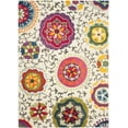 thumbnail image 1 of SAFAVIEH Monaco Savannah Floral Area Rug, Ivory/Multi, 6'7" x 9'2", 1 of 6