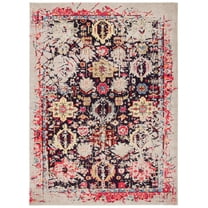SAFAVIEH Monaco Shannon Abstract Area Rug, Grey/Multi, 9' x 12'