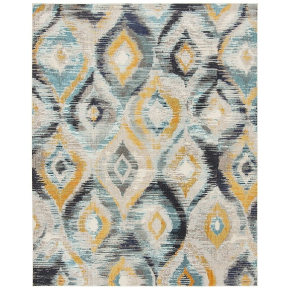 SAFAVIEH Monaco Sharyl Abstract Area Rug, Blue/Multi, 8' x 10'