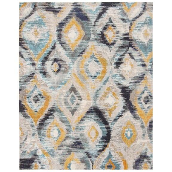 SAFAVIEH Monaco Sharyl Abstract Area Rug, Blue/Multi, 8' x 11'
