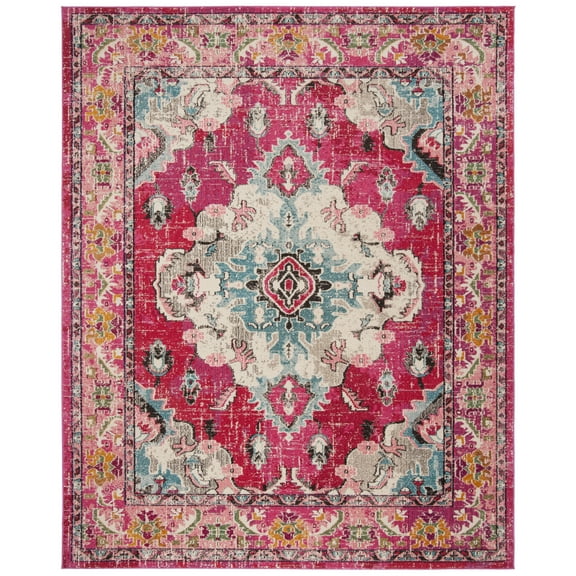 SAFAVIEH Monaco Toria Oriental Area Rug, Pink/Multi, 9' x 12'