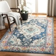 thumbnail image 1 of SAFAVIEH Monaco Toria Traditional Area Rug, Navy/Light Blue, 6'7" x 9'2" - Traditional Design, Navy & Light Blue, Ideal for Living Room, Bedroom, Dining Space, 1 of 13