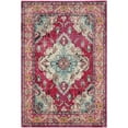 thumbnail image 1 of SAFAVIEH Area Rug 5'1"x7'7" - Monaco Collection - Traditional Design, Pink & Multi, Ideal for Living Room, Bedroom, Dining Space, 1 of 12
