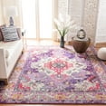 thumbnail image 1 of SAFAVIEH Area Rug 8x10 - Monaco Collection - Large - Traditional Design, Violet & Fuchsia, Ideal for Living Room, Bedroom, Dining Space, 1 of 11