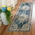 thumbnail image 1 of SAFAVIEH Runner Rug 2'2"x8' - Monaco Collection - Traditional Design, Navy & Light Blue, Ideal for Living Room, Bedroom, Dining Space, Entryway, Hallway, Kitchen, 1 of 12