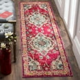 thumbnail image 1 of SAFAVIEH Runner Rug 2'2"x6' - Monaco Collection - Traditional Design, Pink & Multi, Ideal for Living Room, Bedroom, Dining Space, Entryway, Hallway, Kitchen, 1 of 11