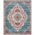 thumbnail image 1 of SAFAVIEH Monaco Trochez Traditional Area Rug, Blue/Multi, 6'7" x 9'2", 1 of 9