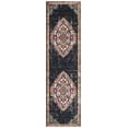 thumbnail image 1 of SAFAVIEH Monaco Trochez Traditional Runner Rug, Black/Blue, 2'2" x 8', 1 of 5