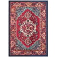 thumbnail image 1 of SAFAVIEH Monaco Vivyan Traditional Area Rug, Red/Turquoise, 3' x 5', 1 of 5
