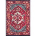 thumbnail image 1 of SAFAVIEH Monaco Vivyan Traditional Area Rug, Red/Turquoise, 5'1" x 7'7", 1 of 5