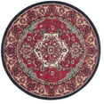 thumbnail image 1 of SAFAVIEH Monaco Vivyan Traditional Area Rug, Red/Turquoise, 5' x 5' Round, 1 of 5