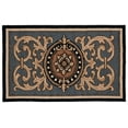 thumbnail image 1 of SAFAVIEH Monogram Sabella Floral Indoor/Outdoor Area Rug, Blue, 2'6" x 4', 1 of 6