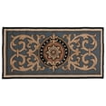 thumbnail image 1 of SAFAVIEH Monogram Sabella Floral Indoor/Outdoor Area Rug, Blue, 3' x 6', 1 of 6