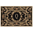 thumbnail image 1 of SAFAVIEH Monogram Jaslyn Medallion Indoor/Outdoor Area Rug, Black, 2'6" x 4', 1 of 6