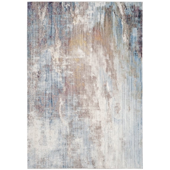 SAFAVIEH Monray Collection MNY618B Slate / Ivory Rug