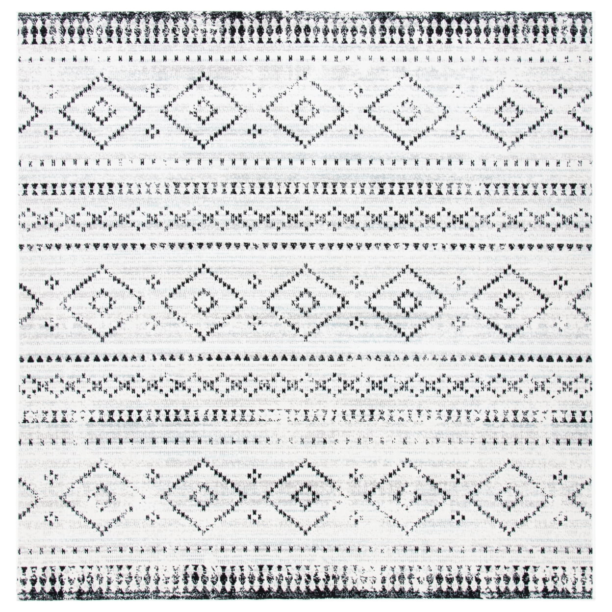 Montage Rug SAFAVIEH Montage Elijah Geometric Indoor/Outdoor Area Rug, Grey/Ivory ...