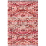 SAFAVIEH Montage Gladwyn Geometric Indoor/Outdoor Area Rug, Rust/Ivory, 10' x 14'