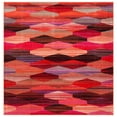 thumbnail image 1 of SAFAVIEH Montage Vardan Geometric Indoor/Outdoor Area Rug, Red/Fuchsia, 6'7" x 6'7" Square, 1 of 10