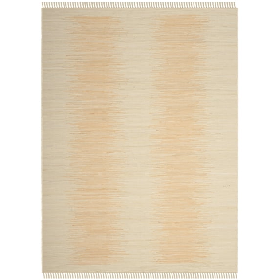 SAFAVIEH Montauk Adayln Abstract Cotton Area Rug, Ivory, 2'6" x 4'